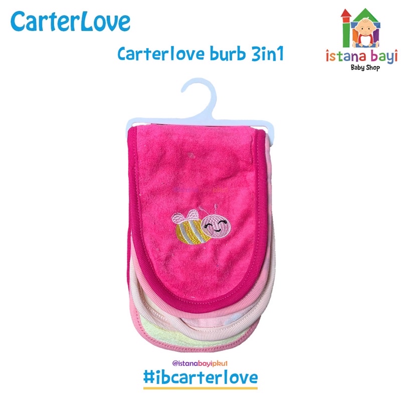 Carterlove Baby Brup/tatakan iler/Bibs bahan Handuk Isi 3 5368-2