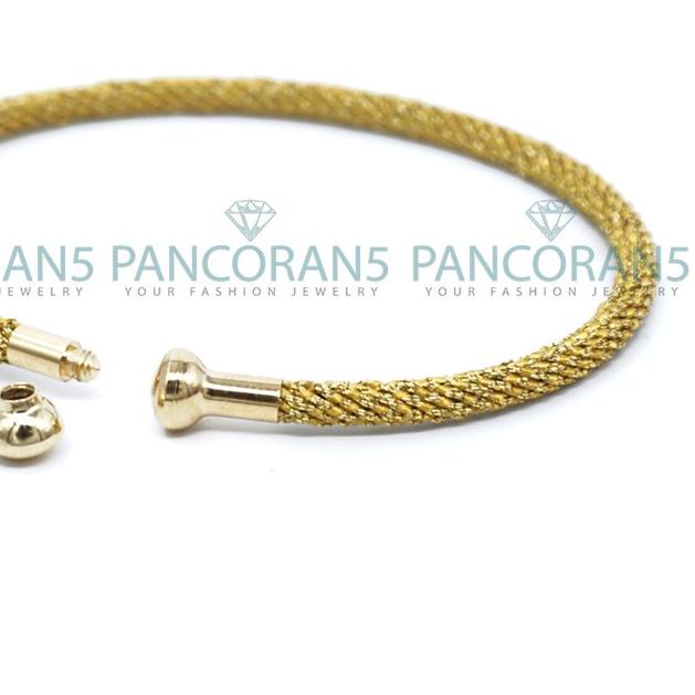 ۝ Gelang Tali Kawat Anti Air Untuk Charm Liontin Emas Model Terbaru ♠