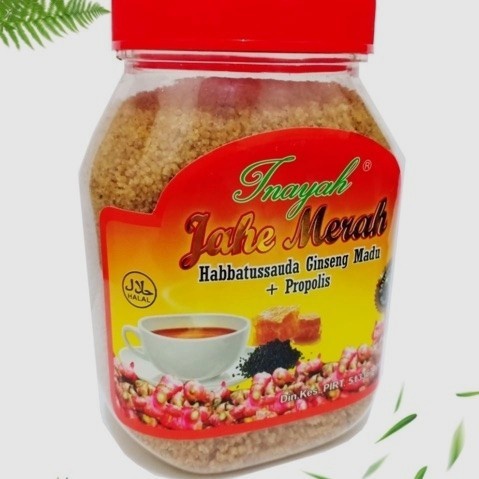 

tradisional-minuman- jahe merah inayah toples 330gr -minuman-tradisional.