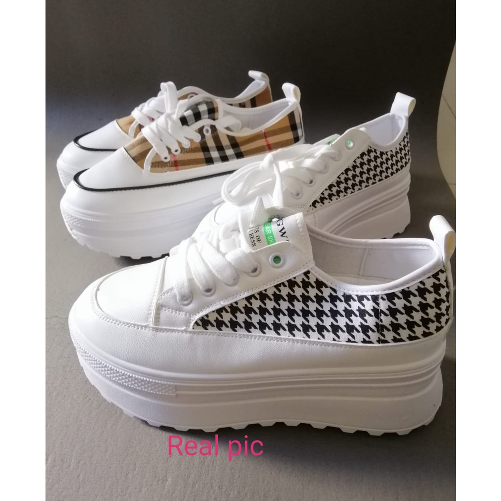 [READY STOK] [JY] Sepatu Wanita 1430 Wedges Belang TINGGI KEREN CANTIK Cool Style Sneakers Impor Batam