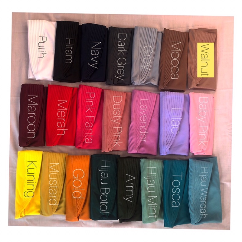 Bergo Lycra - HIJAB BERGO SPORT/OLAHRAGA JERSY || MURAH & PREMIUM-1