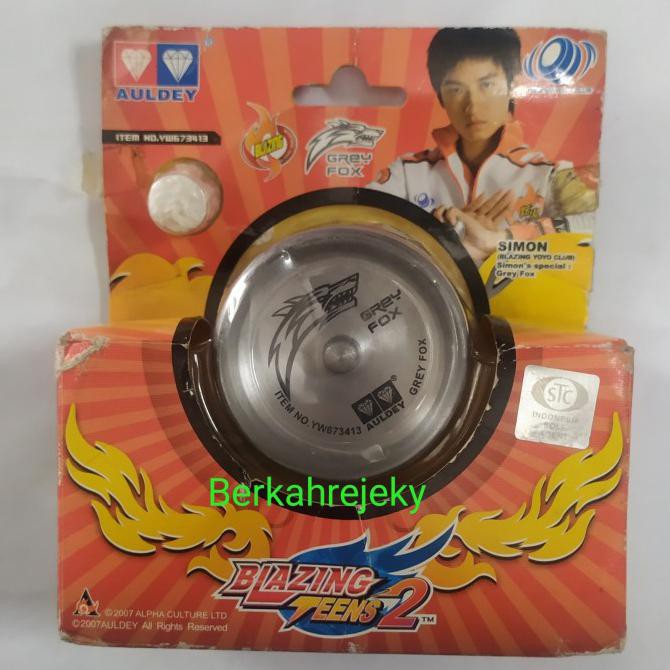 MAINAN YOYO BLAZING TEENS 2 AULDEY SIMON GREY FOX Best Seller
