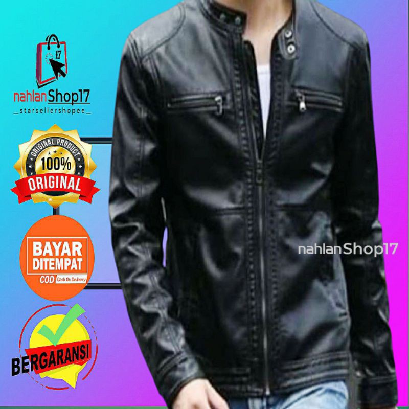 JAKET SEMI KULIT M L Xl XXL TERBARU / JAKET SEMI KULIT GLADIATOR  / JAKET BEST SELLER KOREA