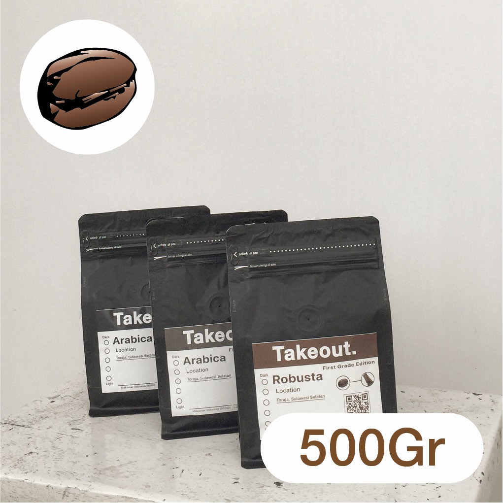 

Kopi Biji - Single Origin Kopi Toraja Robusta 500gr