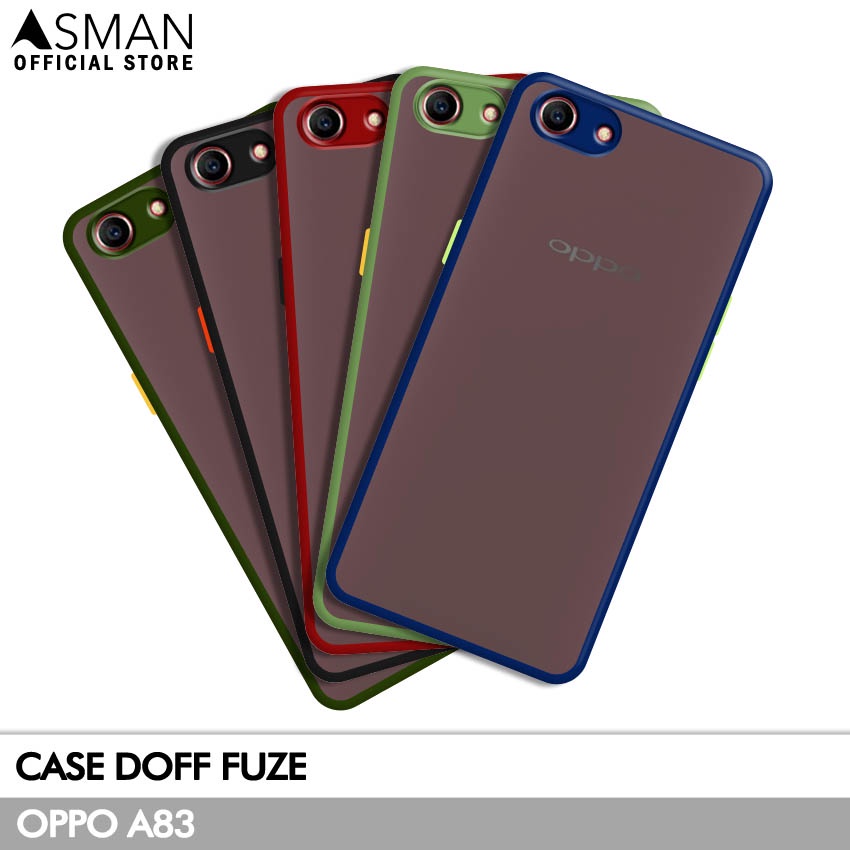 Asman Case Oppo A83 Doff Fuze Premium Shield Protector