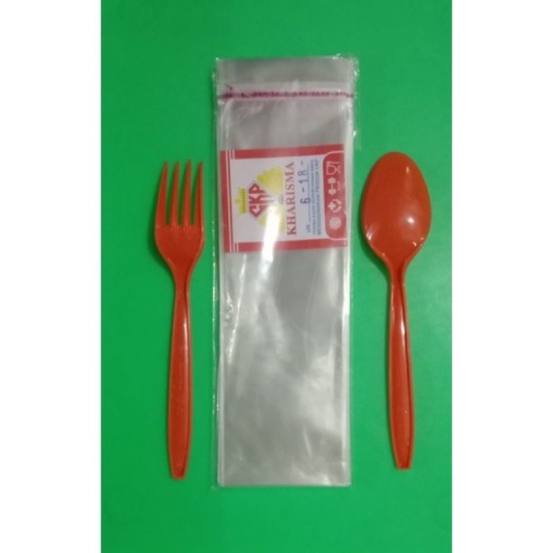 Plastik OPP (SEAL / LEM) 6x18 Kemasan Sendok Garpu