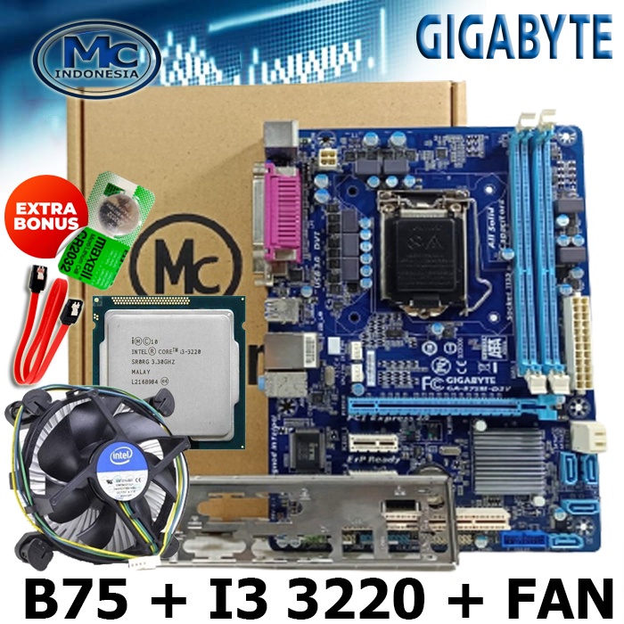 Motherboard MOBO Mainboard Intel LGA 1155 B75 ONBOARD