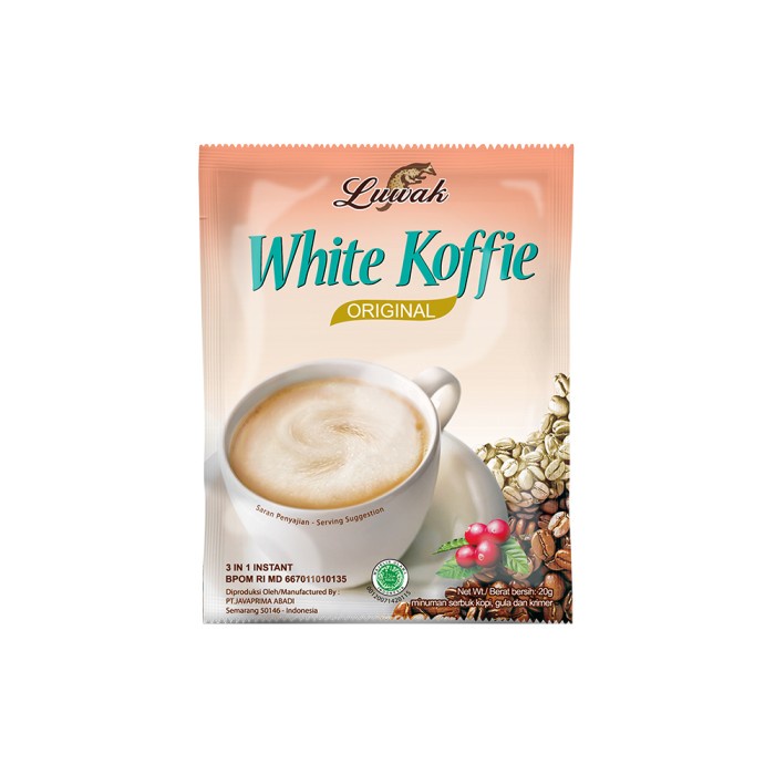 

t01thy Kopi Luwak White Koffie Original 10X20Gr (Renceng) - 5 Pcs Ds20X11