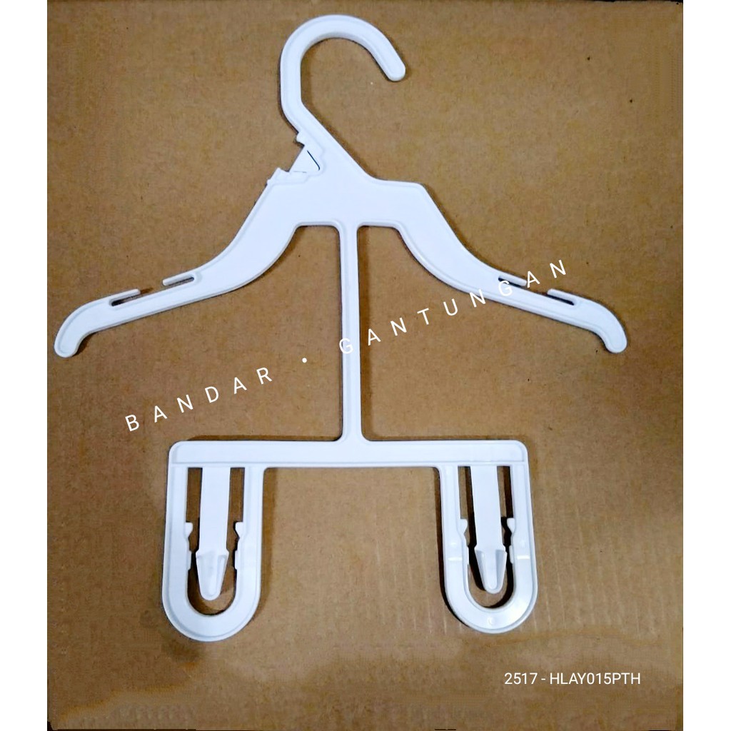 Hanger Setelan Anak Baby/Gantungan Baju Anak Display Hanger Baju Dan Celana / Hanger Layang Baby(BH)