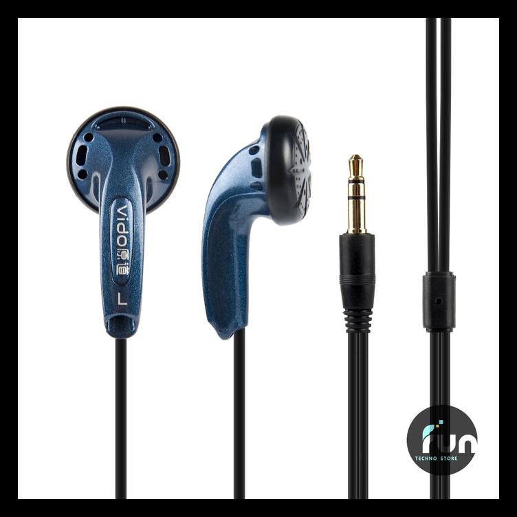 Vido Earbud Original Earphone Headset - Putih TERBATAS