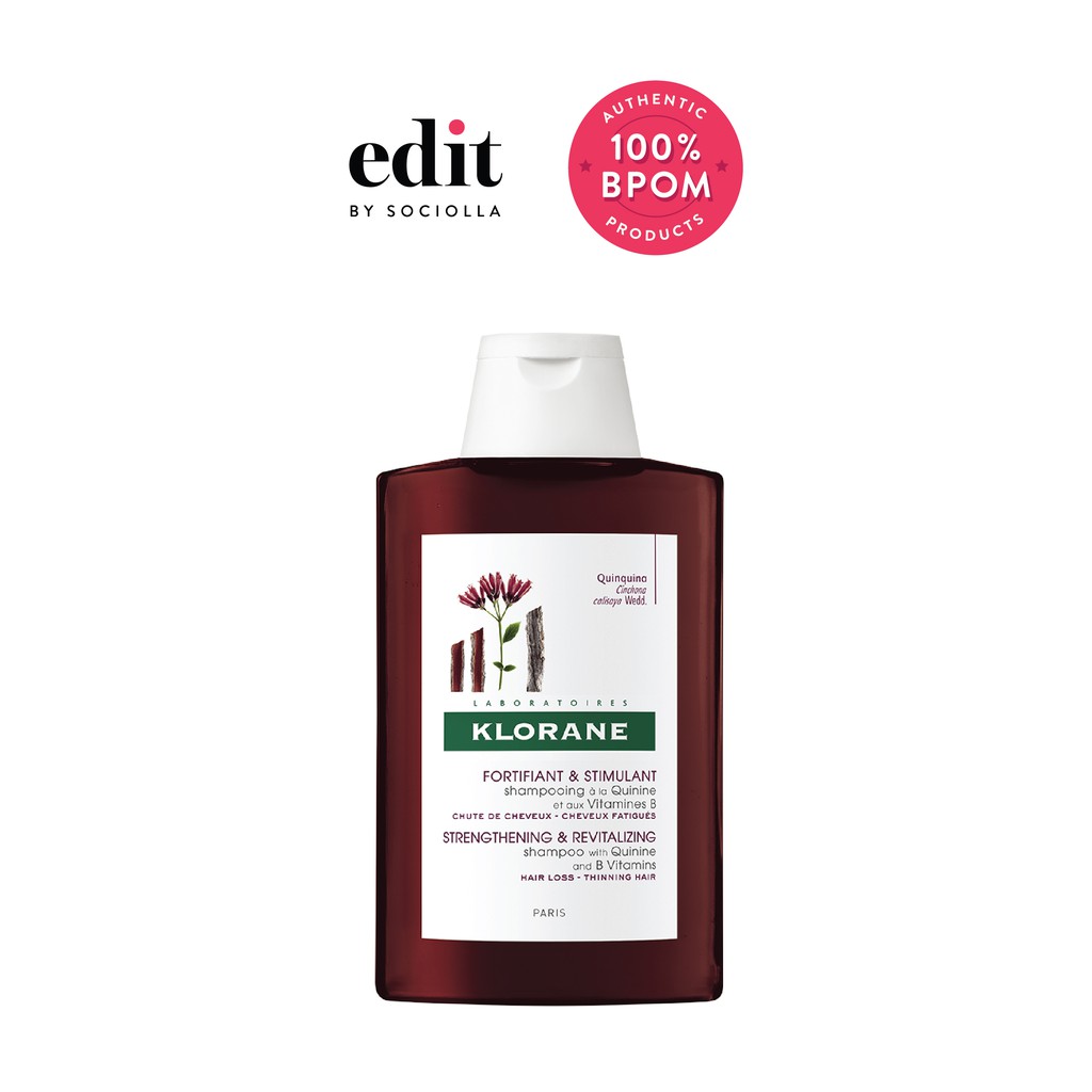 

Klorane Strengthening & Revitalizing Shampoo with Quinine & B Vitamins - 200 ml - Edit by Sociolla