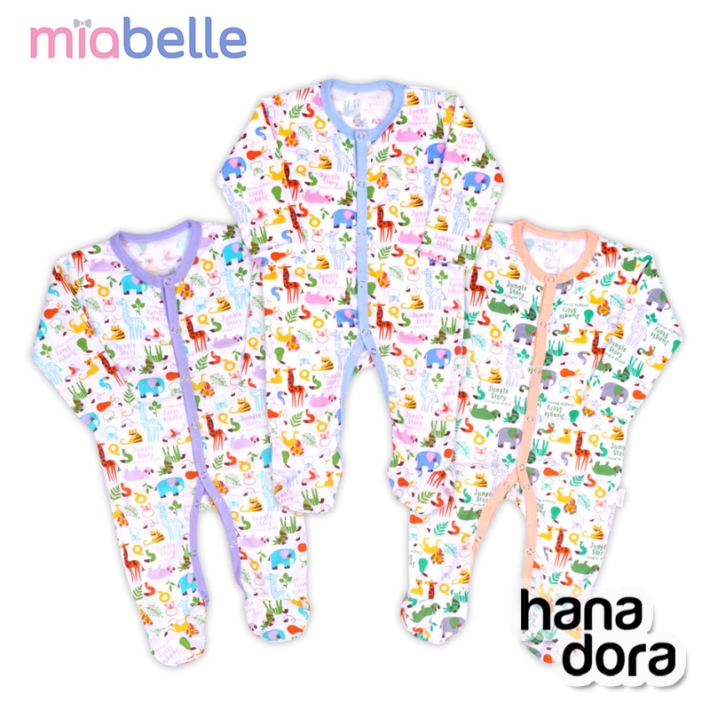 Miabelle Sleepsuit Close Foot - Baju Tidur Bayi