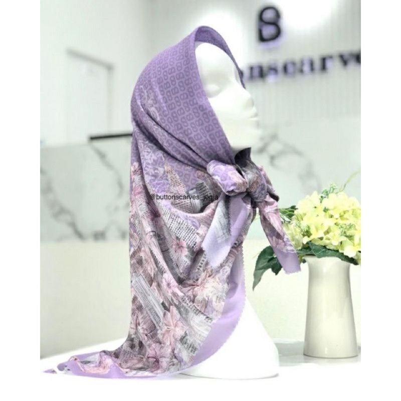 malaya buttonscarves iris VGC