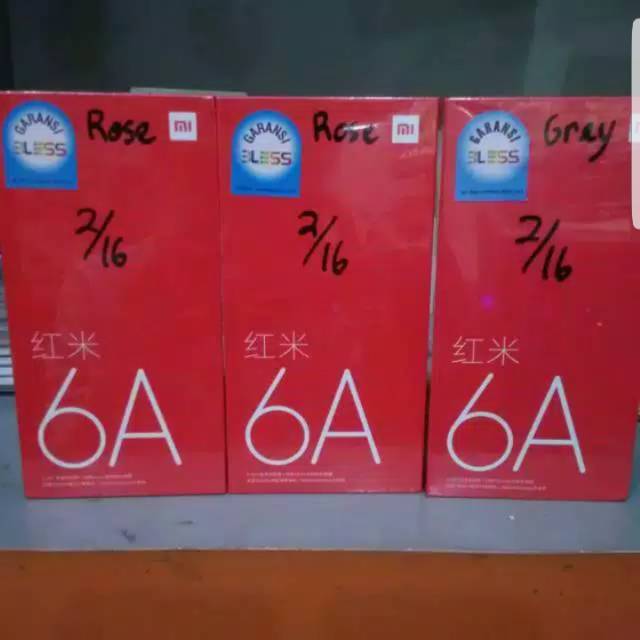 Xiaomi redmi 6A 2/16 garansi distributor