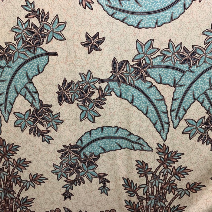 [PREMIUM]KAIN BATIK KATUN PRIMISIMA METERAN BATURADEN MOTIF BAMBU - Cokelat