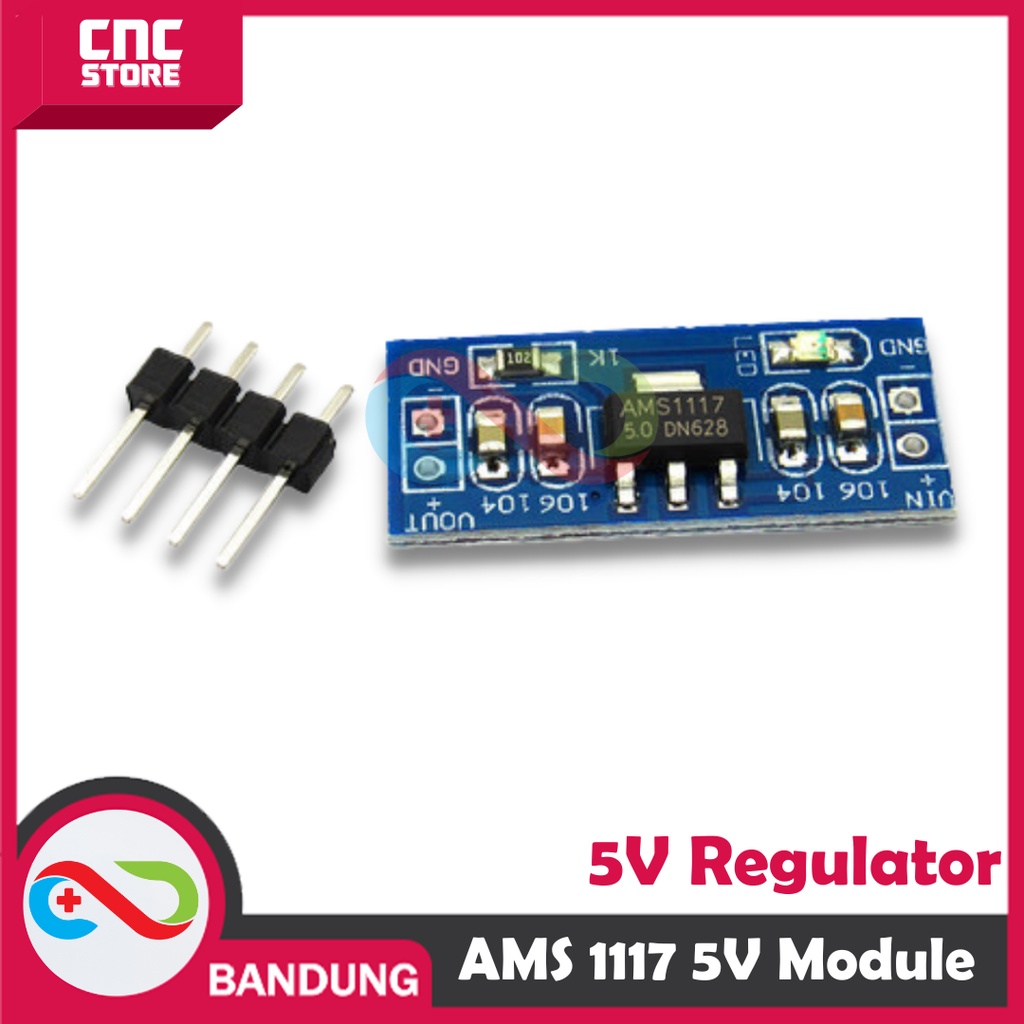 AMS1117 5V 5 1A REGULATOR STEP DOWN POWER SUPPLY ADAPTER BOARD