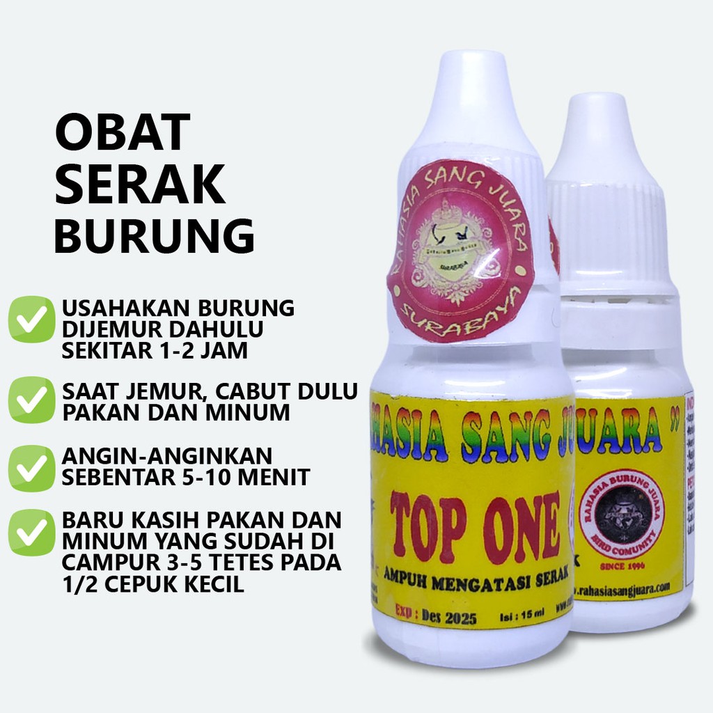 OBAT SERAK BURUNG MURAI BATU KENARI PERKUTUT CUCAK IJO AMPUH MENGATASI BURUNG SERAK SUARA