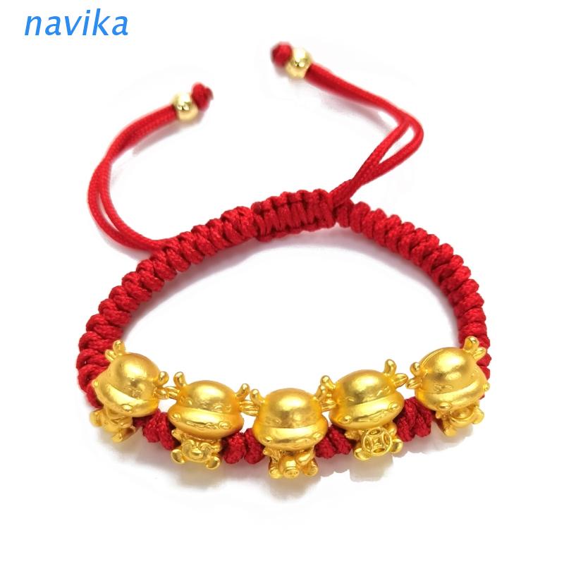 Jual Nav Mascot Five Fortunes Golden Cow Red String Bracelet 2021 Chinese  Ox New Year Tradition Zodiac Lucky Blessing Bracelets Indonesia|Shopee  Indonesia