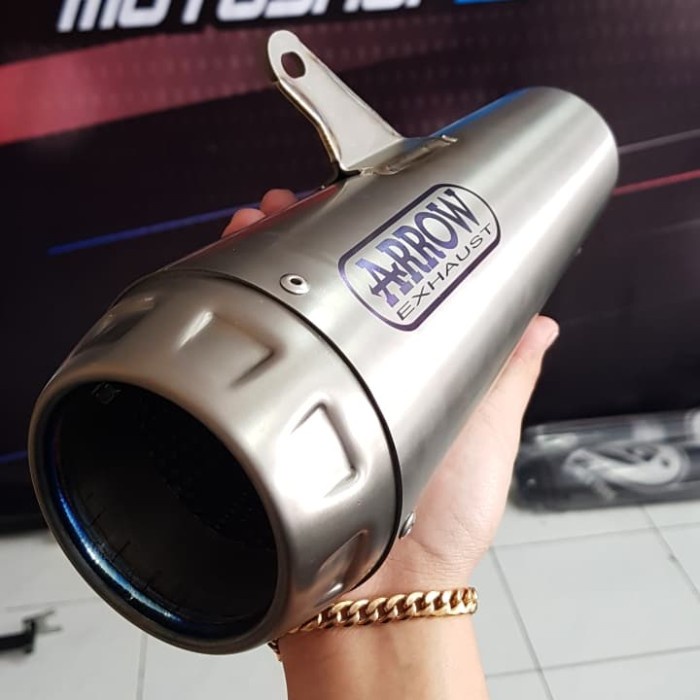 Knalpot Arrow Prorace Titanium with ProjectOne Header for CBR 250RR