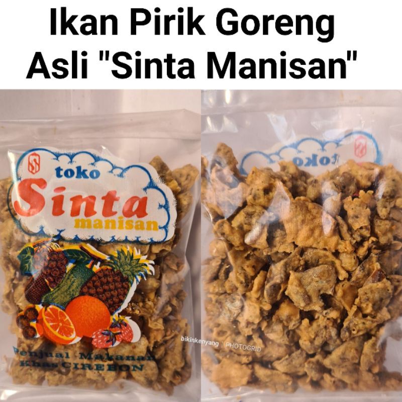 

Ikan Pirik Goreng Asli "Sinta Manisan" Berat - 100 Gram Khas Cirebon