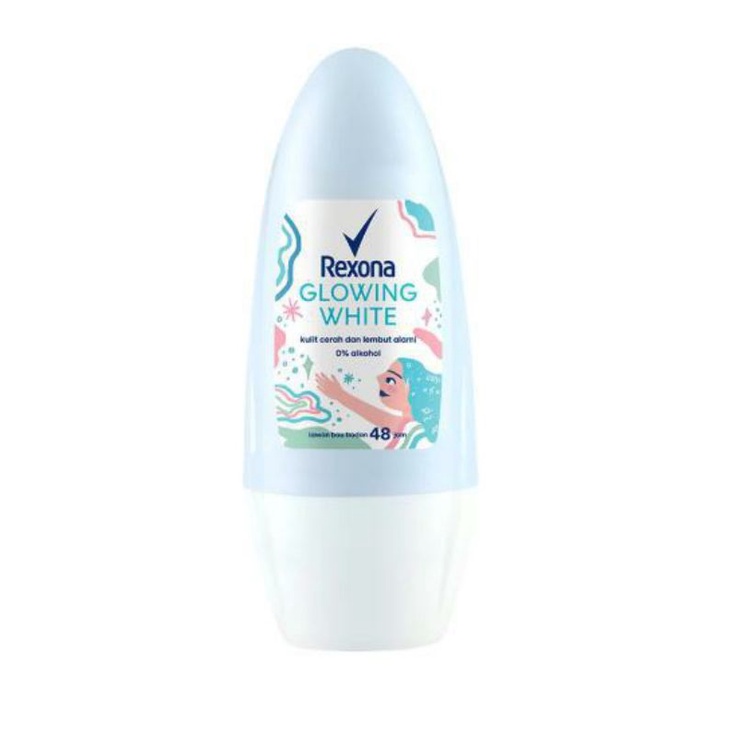 REXONA DEODORANT Glowing White 40 gr