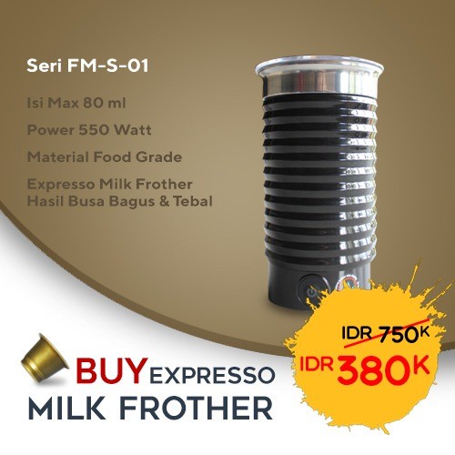 

[BISA COD] [Promo] Expresso Coffee Milk Frother