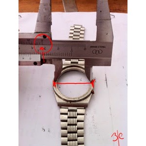 GROSIR KACA JAM TANGAN 1- 2 MM CEMBUNG DATAR BENING MURAH 380 - 450