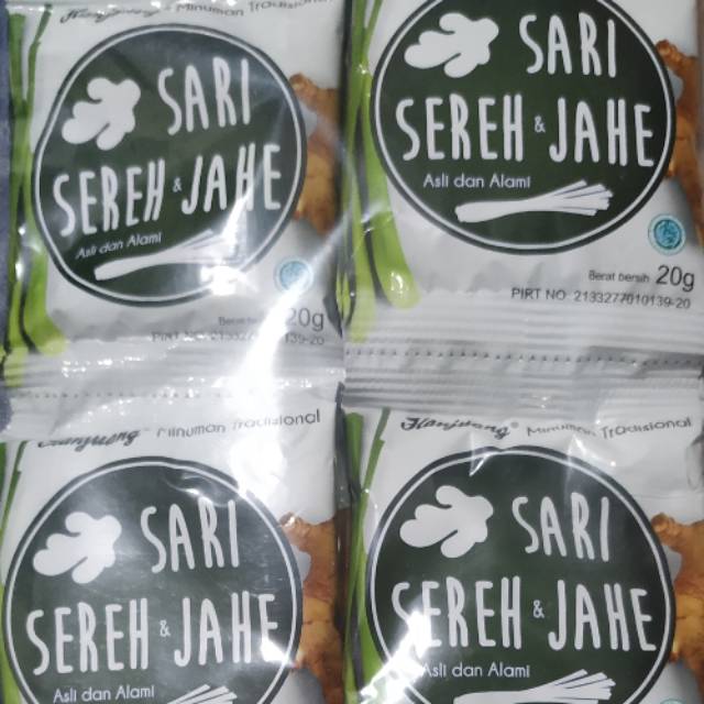 

Sari Sereh dan Jahe HANJUANG 10 sachet renteng