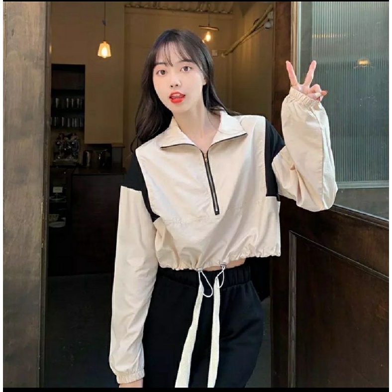 sweater wanita crop / promo sweater crop / SWEATER INDIE CROP