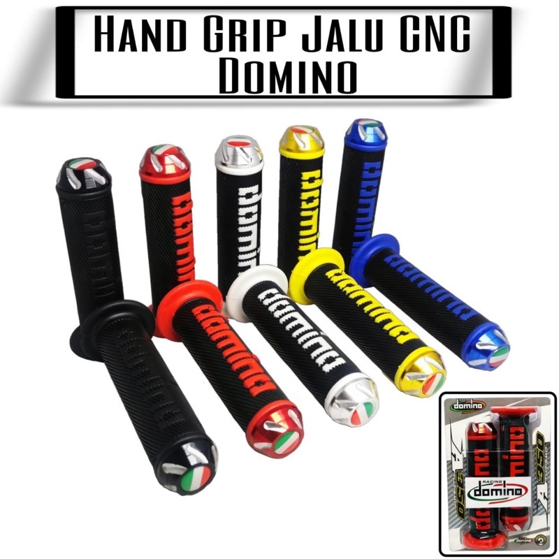 Handgrib HandFat Domino bulu + jalu cnc logo tulisan domino besar Empuk