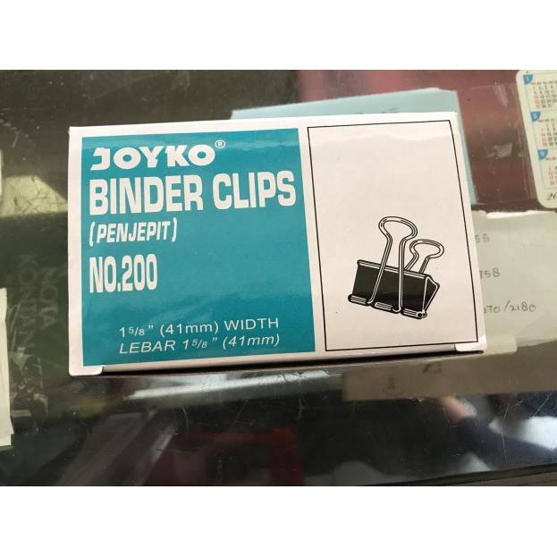 

✻ binder clip 200 joyko ☉