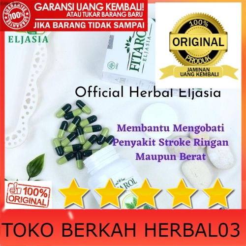 100% ASLI Obat Herbal Untuk STROKE - FITAROL ELJASIA