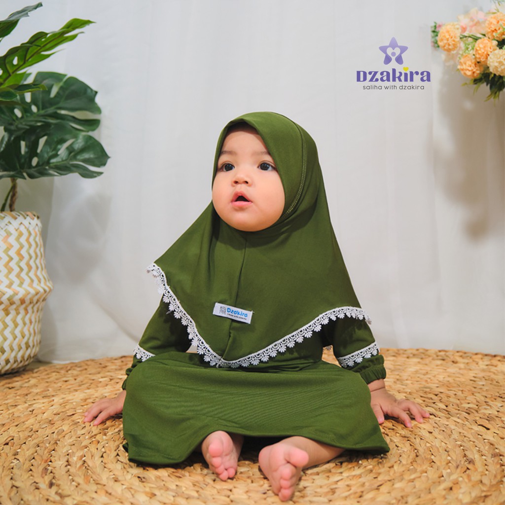 GAMIS BAYI KAIRA GAMIS BAYI RENDA ARMY JERSEY PREMIUM ORIGINAL BY DZAKIRA