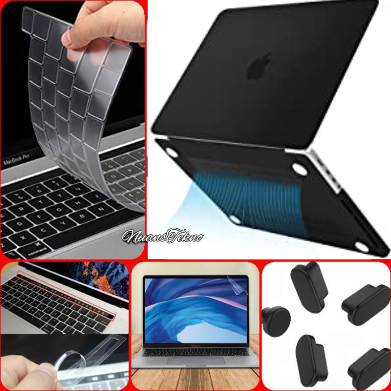 Paket 5 item MacBook Pro/M1/M2 13" 2020-2022, Macbook Pro 14" Macbook Air/M1/M2 13" tahun 2018-2022