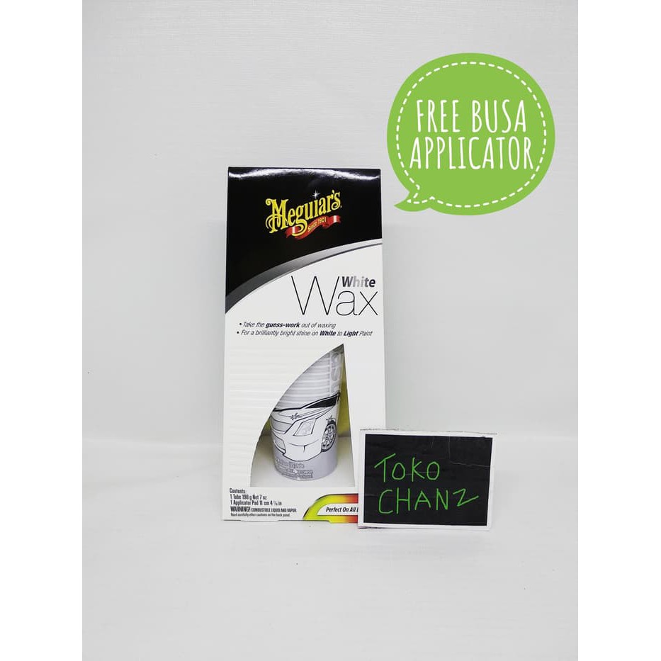 Meguiars White Wax / wax untuk cat putih