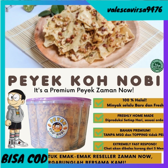 

⭐BISA COD⭐ Peyek Viral Koh NOBI Paket Family