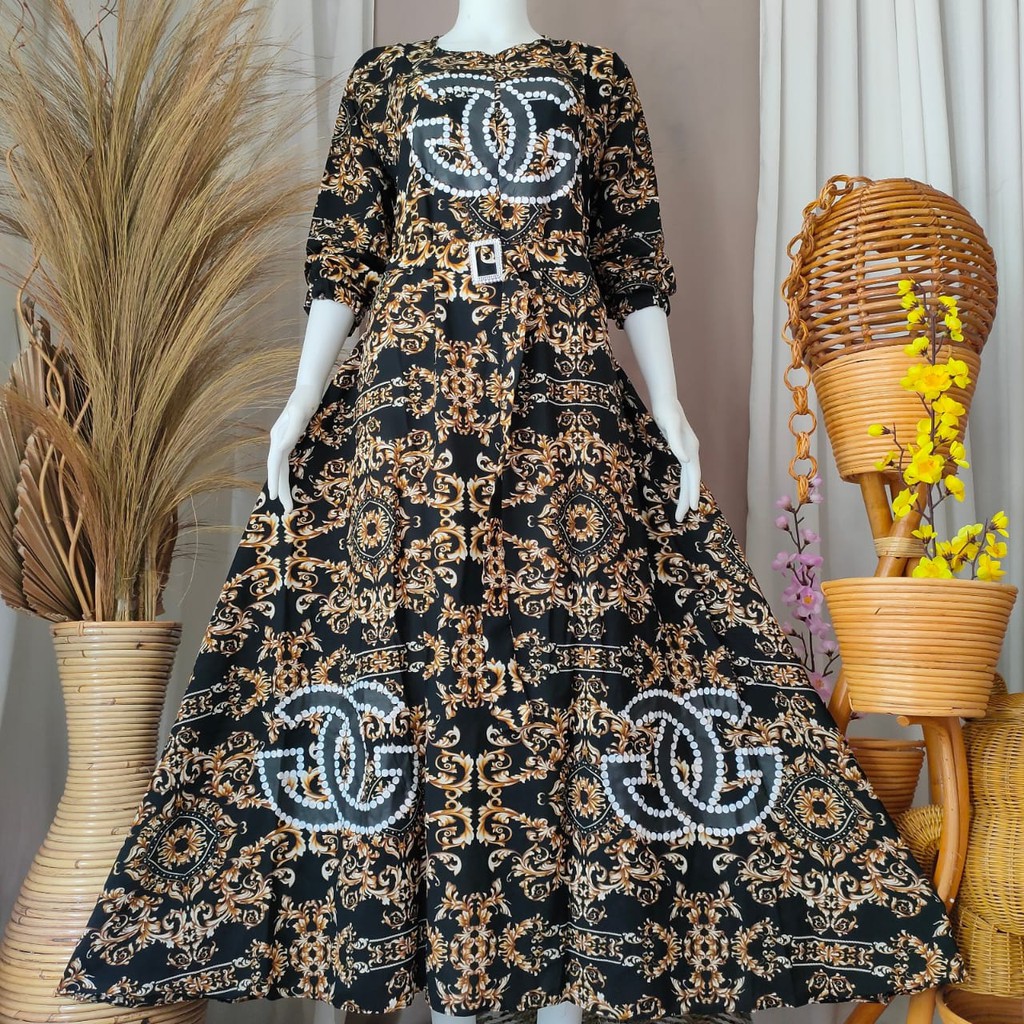 Gamis Payung Jumbo SHR Motif Terlaris