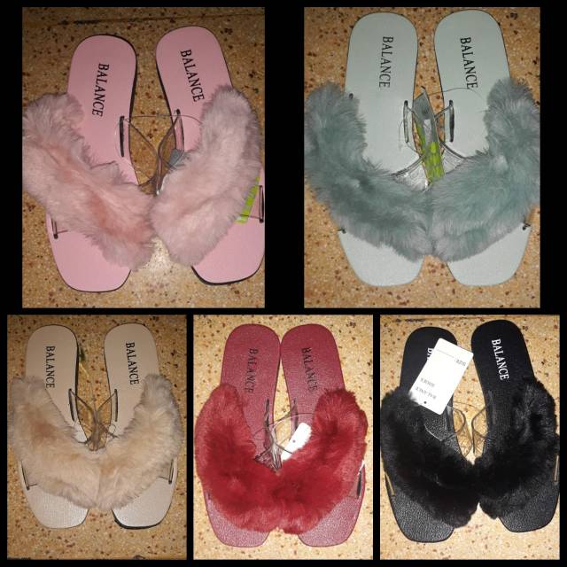 SANDAL JELLY WANITA BALANCE/ SANDAL BULU