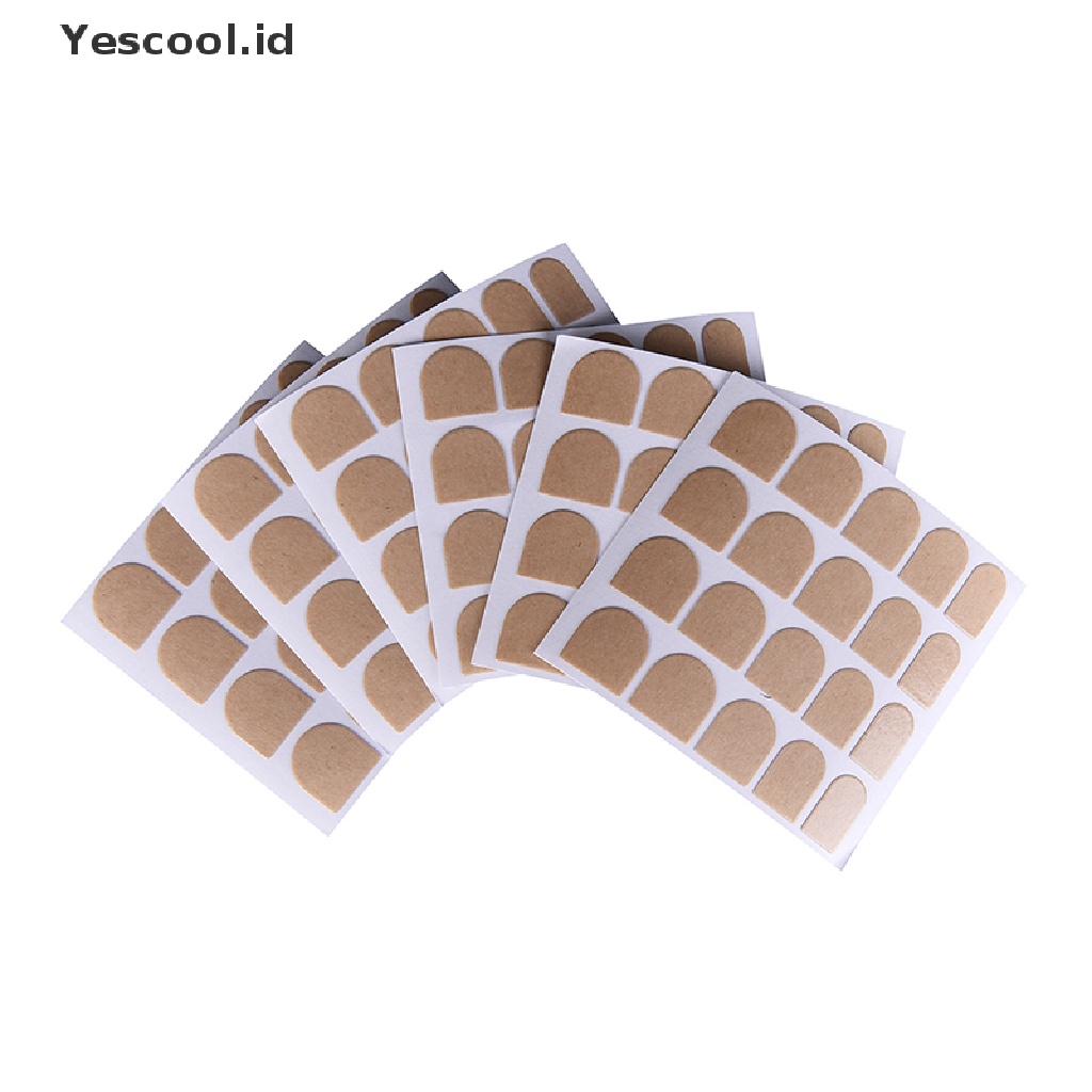 5 Lembar Stiker Lem Perekat Kuku Palsu Dua Sisi Untuk Wanita