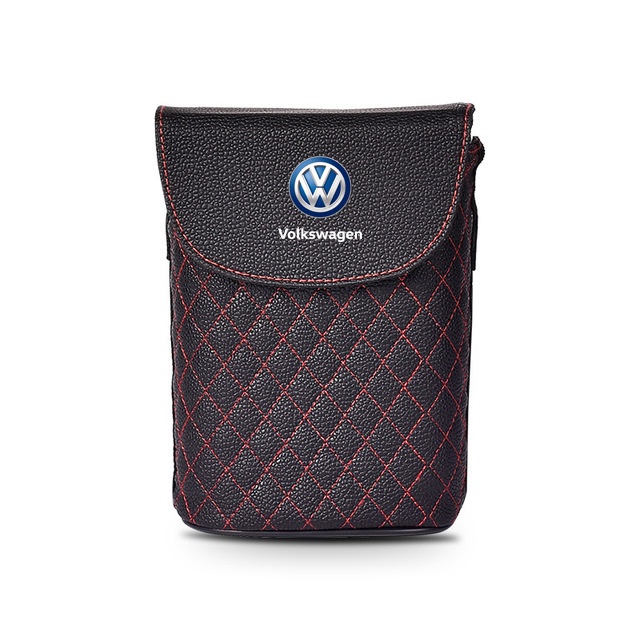 (G-CLUB) Tempat Sampah Bahan Kulit Tahan Air Untuk Mobil Volkswagen