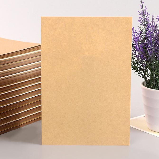 Kertas Kartu Handmade Tebal Warna Coklat Ukuran A4 M8Id Store_Tutut