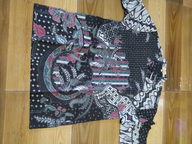 Atasan Batik Pria Lengan Panjang Kenongo Hem Padi Pekalongan M L Xl