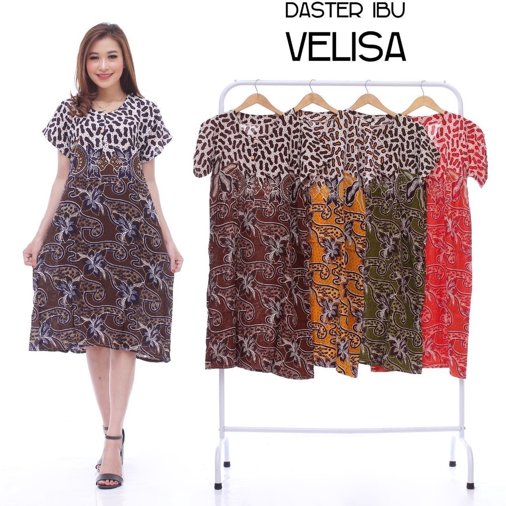 Daster Batik Murah Baju Tidur Batik Murah Adem Nyaman Daster Batik Pekalongan-Velisa