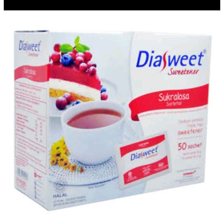 diasweet sweetener 50 sachet