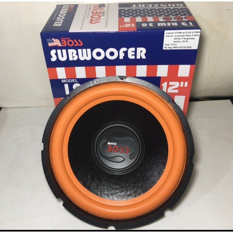 subwoofer American Boss 12 inch dauble coil BSW38