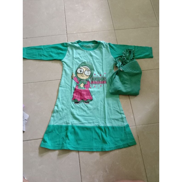 preloved Set hijab gamis
