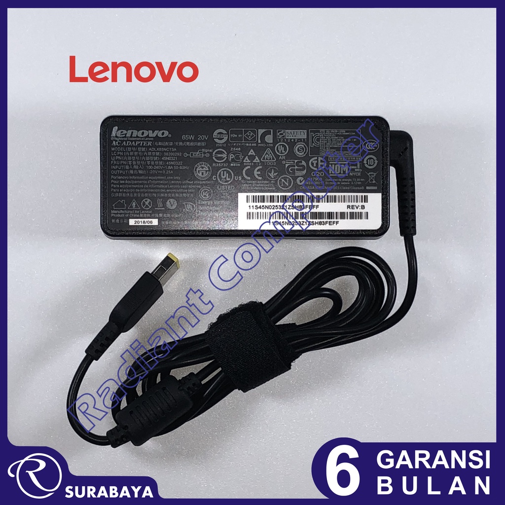 Adaptor Charger Lenovo Thinkpad X230S X240 X240S X250 X260 X270