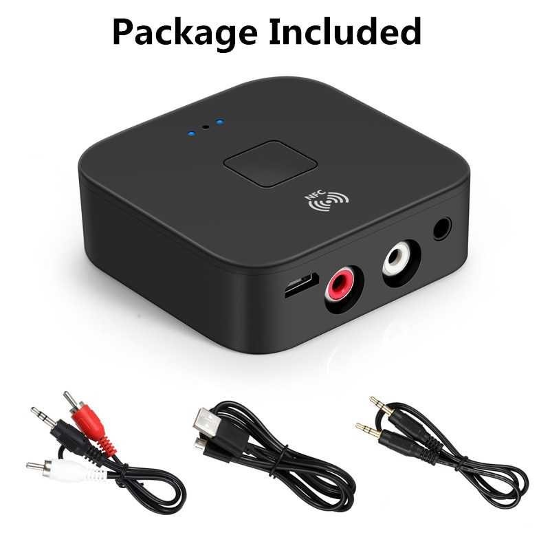 Stereo Audio NFC Bluetooth 5.0 Receiver Mini Universal 10M