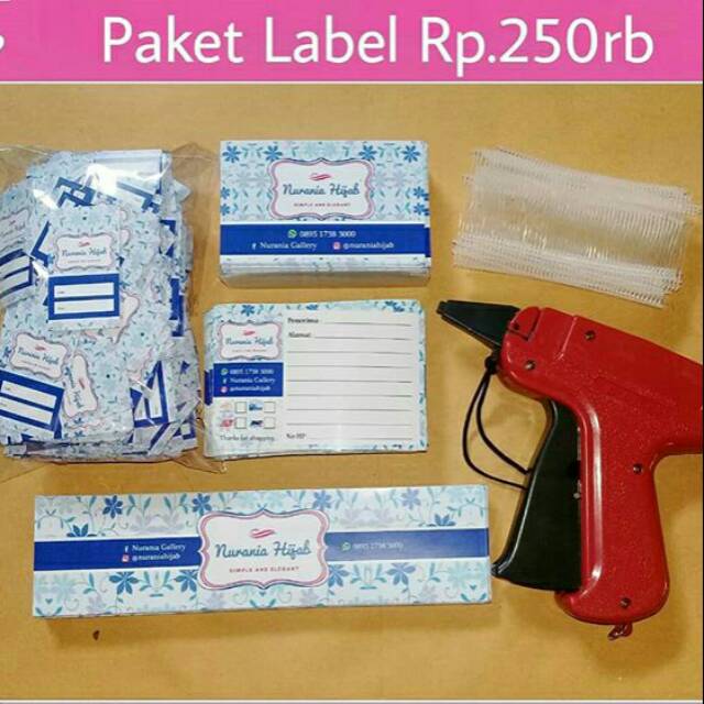 

PAKET LABEL : Roller Hijab, Kartu Nama, Hangtag Price, Stiker Pengiriman Barang
