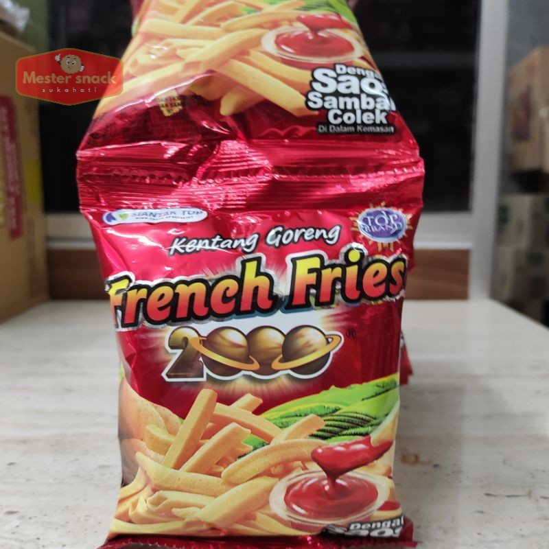 

French Fries 2000 8 gram eceran 1000 (1 renceng isi 10 pcs)